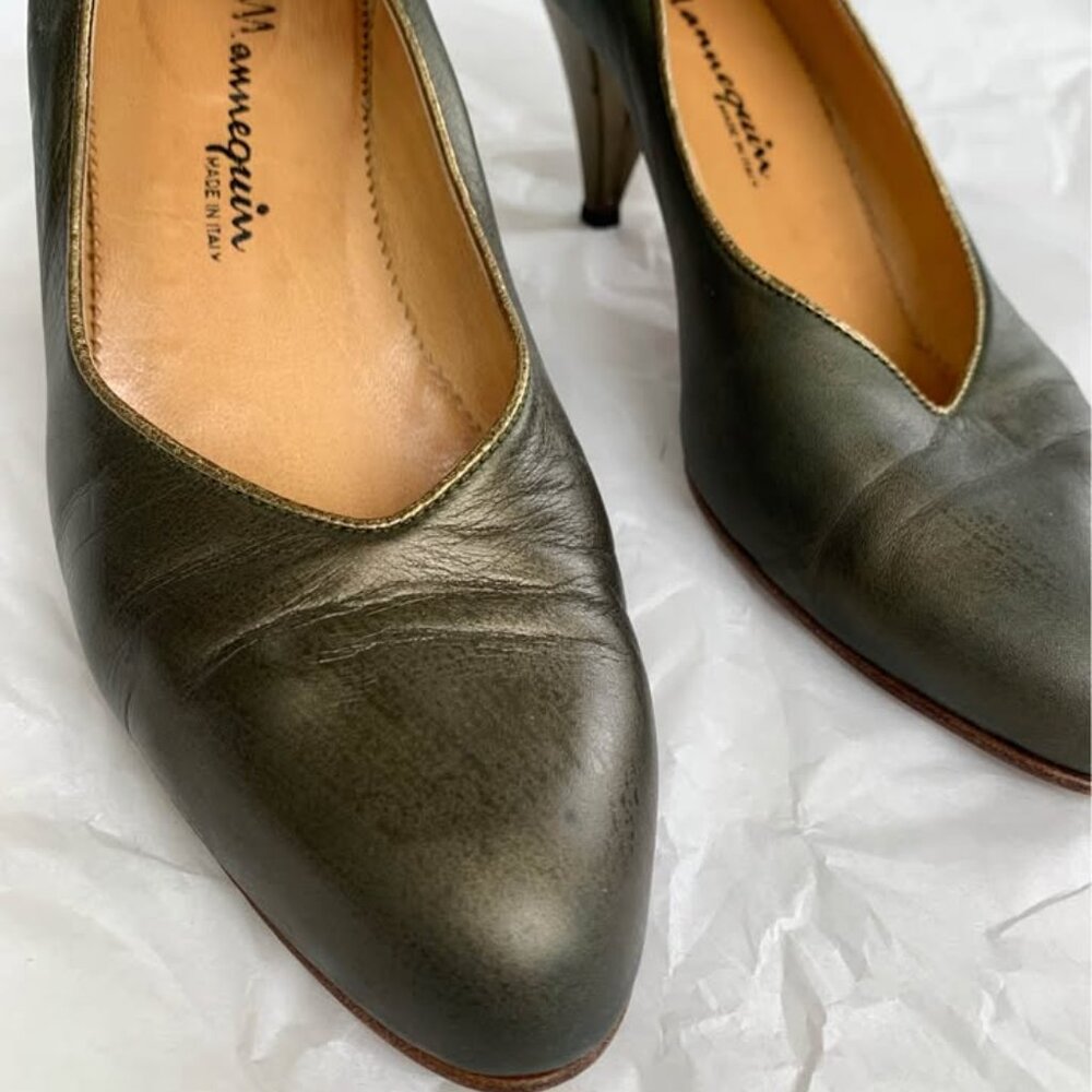 MANNEQUIN Dark Green Pump